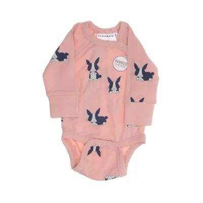 Body (Rosa, Blå) från Geggamoja Bambu, Elastan, Ekologisk bomull