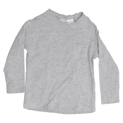 Langærmet t-shirt (Grå) fra Zara BabyBoy