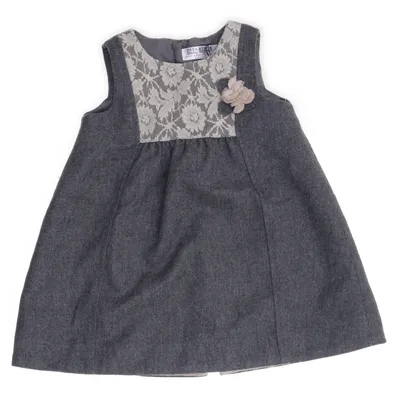 Jurk (Grijs) van Zara Baby Wol, Polyester