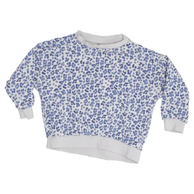 Sweatshirt (Bleu, Blanc) de Mini Gina Tricot Coton