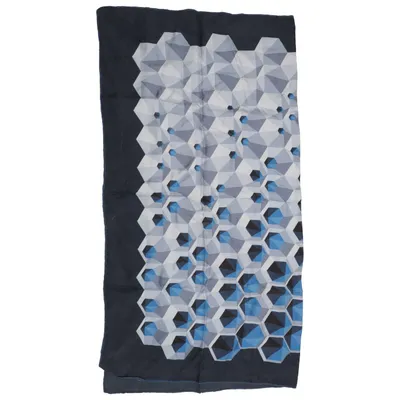 Sommerschal (Blau, Grau, Mehrfarbig) von Sura Seide