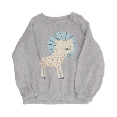 Collegetröja (Grå) från ICA Elastan, Ekologisk bomull