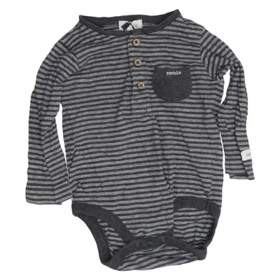 Body (Gray, Black) from Newbie by KappAhl Organic cotton