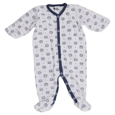 Rompers (White, Blue) from Petit Bateau Cotton, Polyester