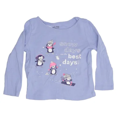 Long sleeve T-shirt (Blue) from BabyGap Cotton