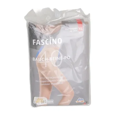 Nylon tights (Bauch-Beine-Po) from DM Elastane, Polyamide
