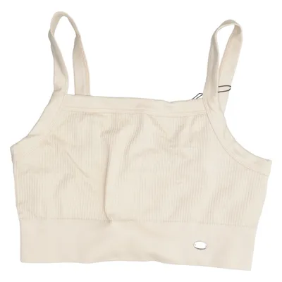 Sports bra (Beige) from Drop of Mindfulness Elastane, Polyamide