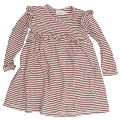 Dress (Brown, Beige) from Konges Sløjd Elastane, Organic cotton