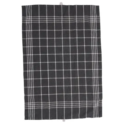 Kitchen towel (Gray, White) from Classic Textile of Sweden Recycled polyester, Wool