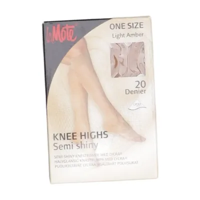 Knästrumpor (Beige) från Lamote Elastan, Polyamid