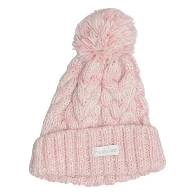 Pompon muts (Roze, Wit) van Manoukian