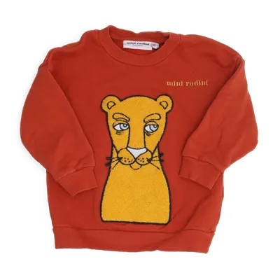 Collegetröja (Orange) från Mini Rodini Bomull