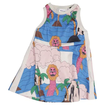 Dress (Blue, Pink, Multicolored) from Mini Rodini Polyester