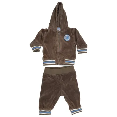 Tenue d'intérieur (Marron, Bleu, Blanc) de Mohini Baby Coton, Polyester