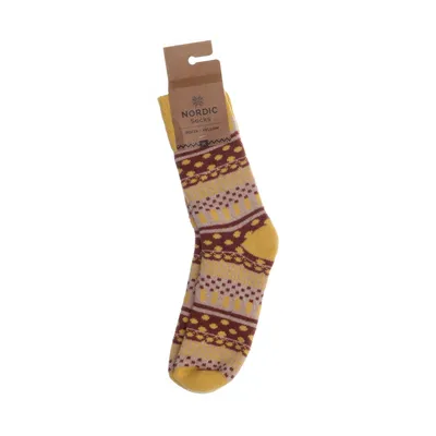 Knit socks (Multicolored) from Nordic
