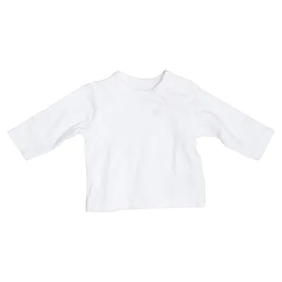 Lange mouwen shirt (Wit) van Kanz Katoen, Elastaan