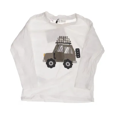 Lange mouwen shirt (Wit, Meerkleurig) van Mango Katoen
