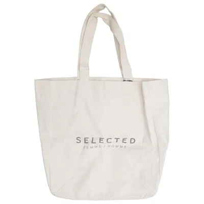 Sac en toile (Beige) de Selected Coton biologique