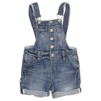 Dungaree shorts (Blue) from Detroit by Lindex Cotton, Elastane