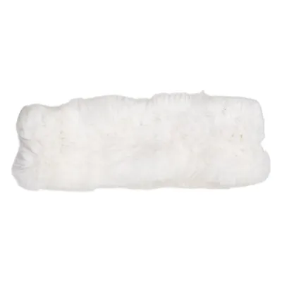 Headband (White) Rabbit fur