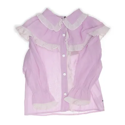 Bluse (Lilla, Hvid) fra Maed for Mini Bomuld