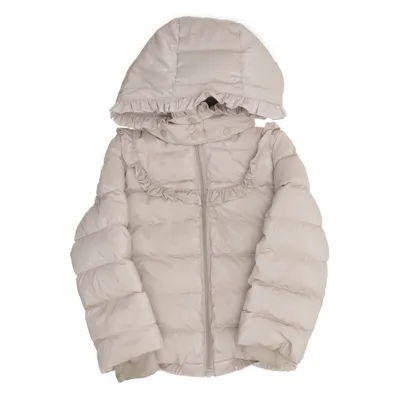 Dunjacka (Beige) från Livly Bomull, Dun, Fjädrar, Polyester, Polyuretan