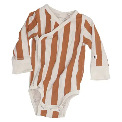 Body (Beige, Brun) fra Lindex Baby Bomuld, Elastan