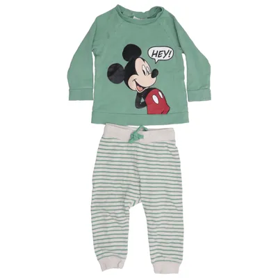 Loungewear (Groen, Grijs) van H&M Katoen, Polyester