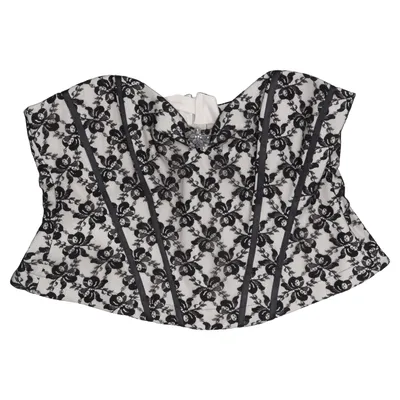 Bustier (Svart, Vit) från Dunnes Stores Elastan, Nylon, Polyester