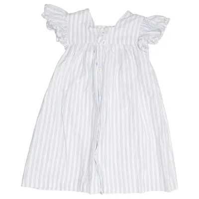 Robe (Bleu, Blanc) de Nyblom Kollén Coton
