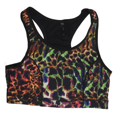 Sports bra (Black, Multicolored) from Bodyzone by KappAhl Elastane, Polyester