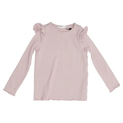 Long sleeve T-shirt (Pink) from KappAhl Cotton, Elastane