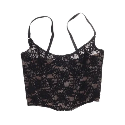 Bustier (Zwart, Beige) van White Fox Elastaan, Polyamide