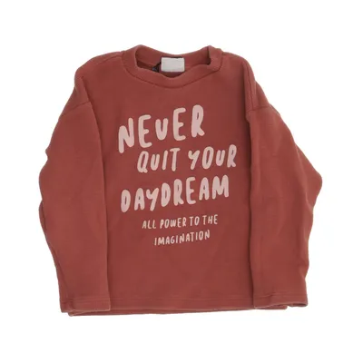 Collegetröja (Brun) från Mini Gina Tricot Bomull, Elastan