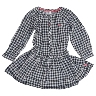 Dress (Black, White) from Babyface Cotton