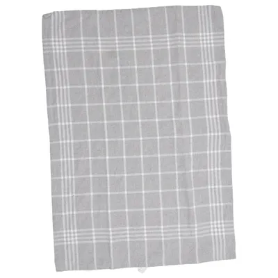 Kitchen towel (Gray, White) from Classic Textile of Sweden Recycled cotton, Recycled polyester