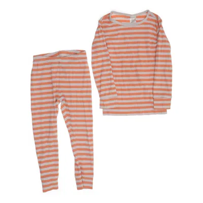 Pyjama (Oranje, Beige) van H&M Katoen, Elastaan