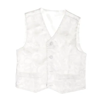 Jakkesætsvest (Hvid) fra Jocko Elastan, Polyester