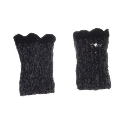 Wrist warmers (Gray) from Indiska Acrylic, Wool