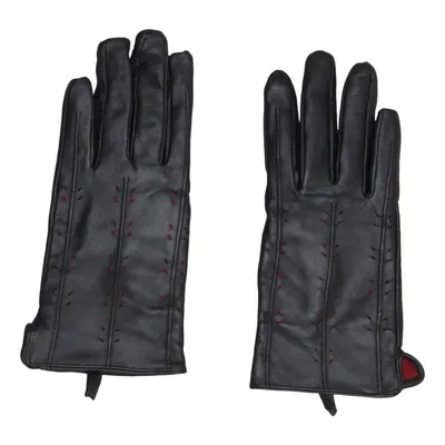 Leren handschoenen (Zwart) van Atmosphere Leer, Polyester