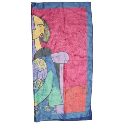 Shawl (Blue, Multicolored) from Picasso
