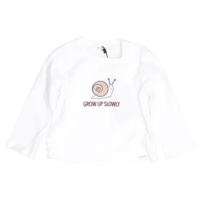 Långärmad t-shirt (Vit) från Gymp Elastan, Ekologisk bomull
