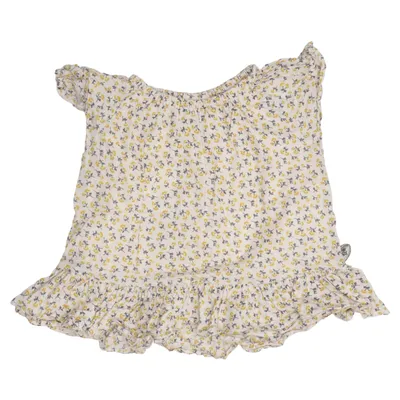 Top (Yellow, White) from Little POMPdeLUX Cotton