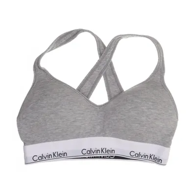 Brassière (Gris) de Calvin Klein Coton, Élasthane, Modal, Polyester