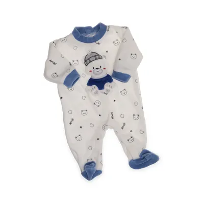 Sparkdräkt (Vit, Blå) från Baby