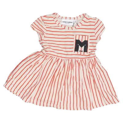 Robe (Rouge, Beige) de Mini Rodini Coton biologique