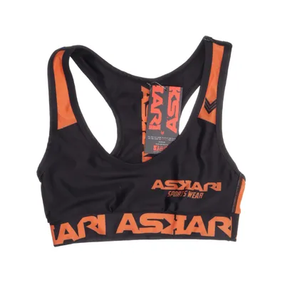 Sport-BH (Svart, Orange) från Askari Polyester