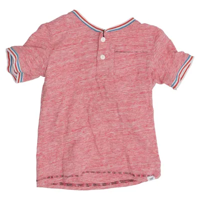 Henley shirt (Red, Multicolored) from BabyGap Cotton, Polyester