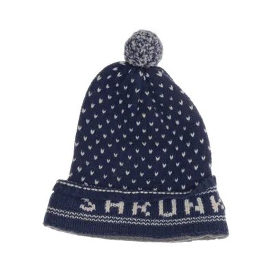 Bonnet à pompon (Bleu, Blanc) de Scotch Shrunk Polyamide, Laine