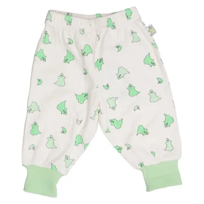 Broek (Wit, Groen) van Tuffer Katoen